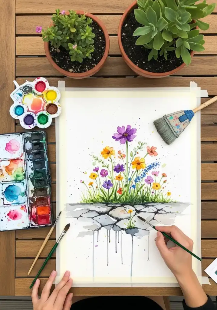 Earth Day art drawing 34