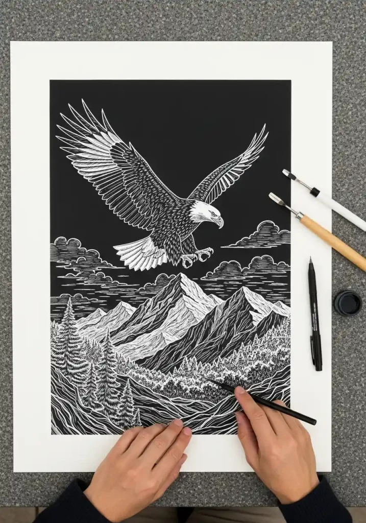 Earth Day art drawing 36