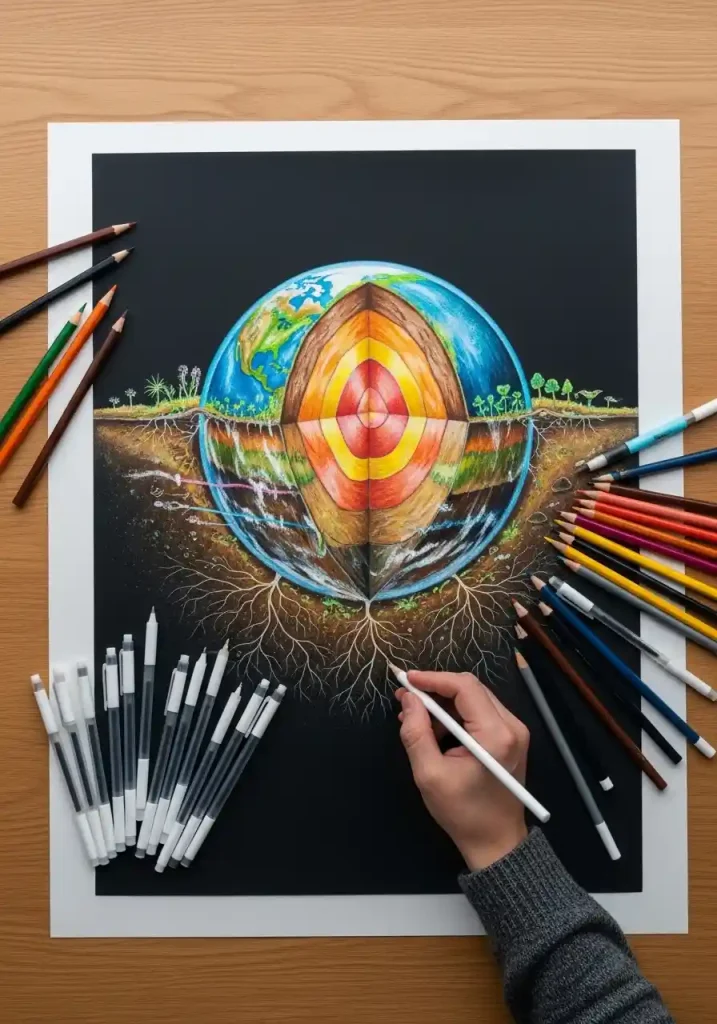 Earth Day art drawing 39