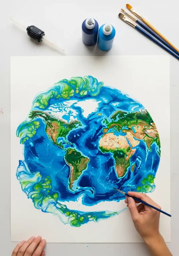 Earth Day art drawing 42