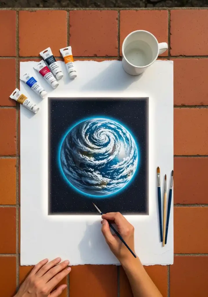 Earth Day art drawing 43