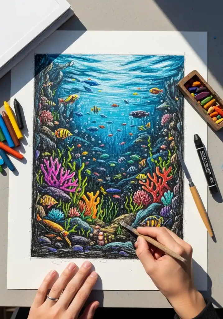 Earth Day art drawing 54