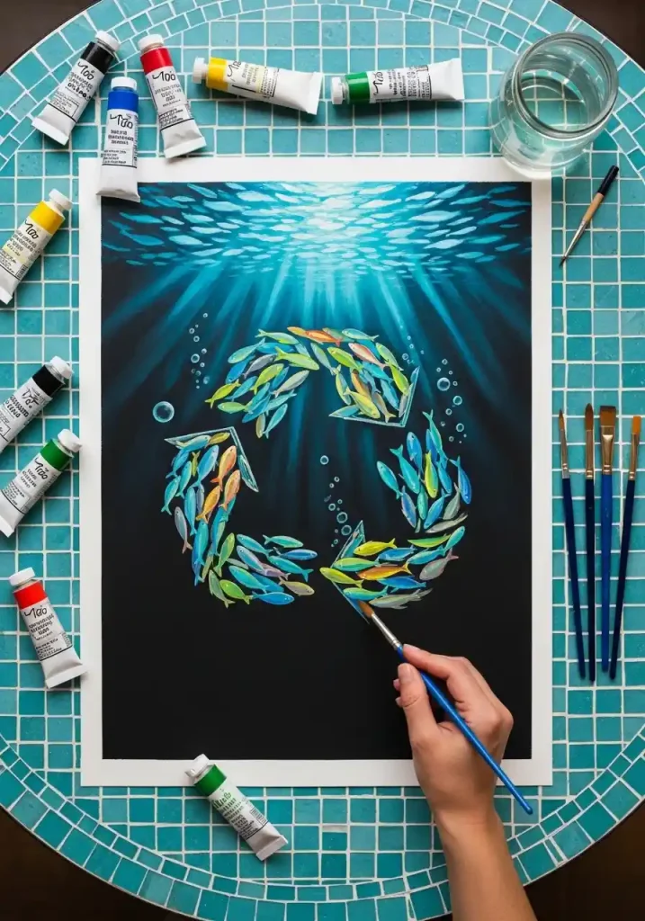 Earth Day art drawing 55