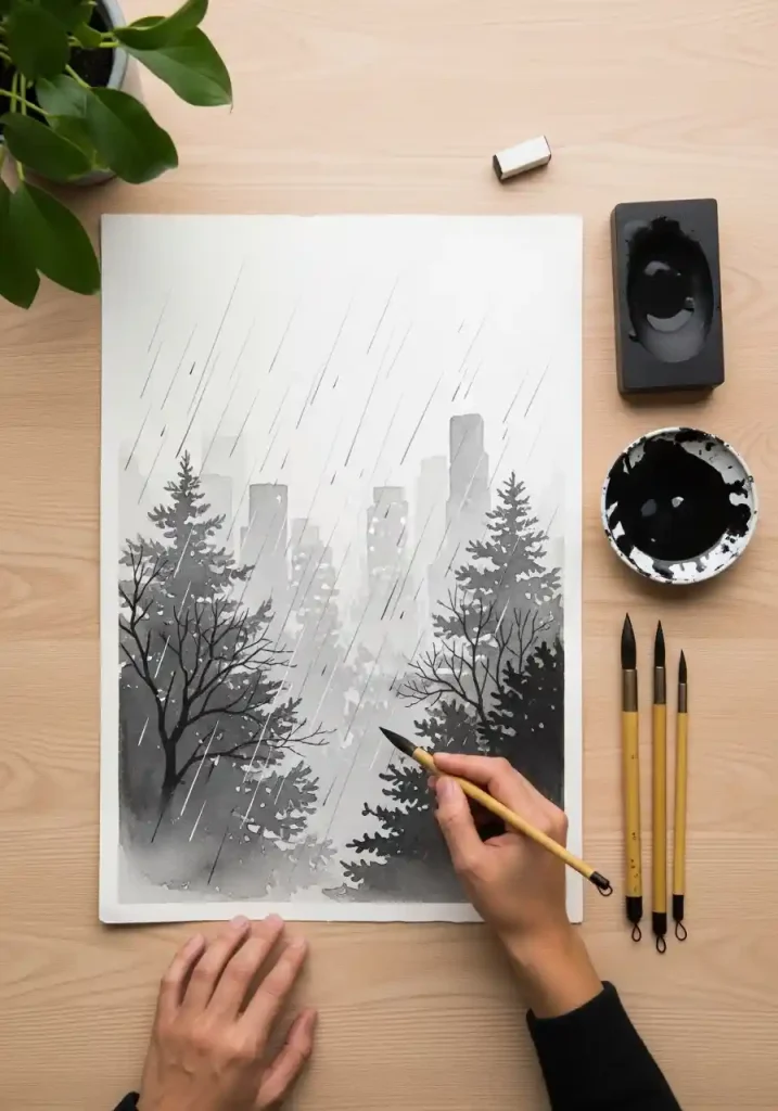 Earth Day art drawing 58