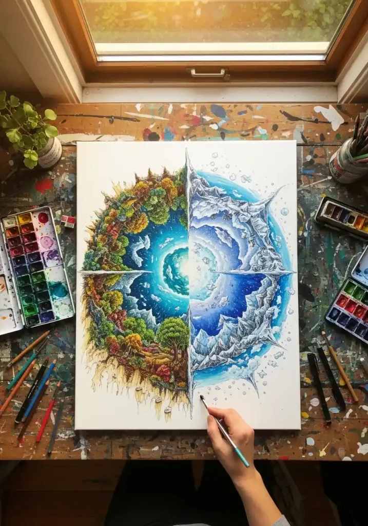 Earth Day art drawing 59