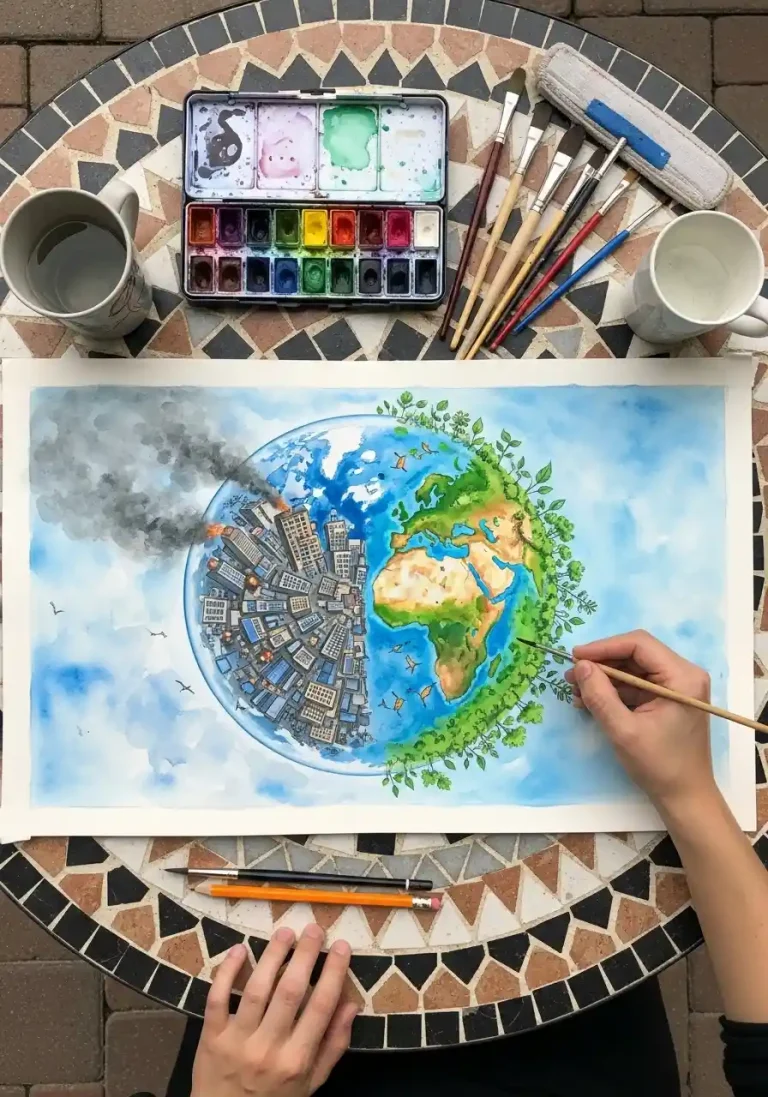 Earth Day art drawing 60