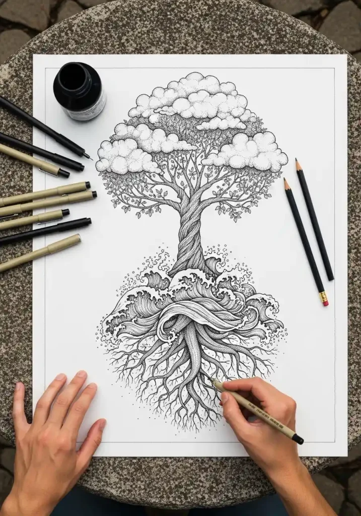 Earth Day art drawing 8