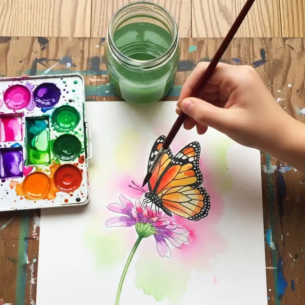 Earth Day kids art drawing 12