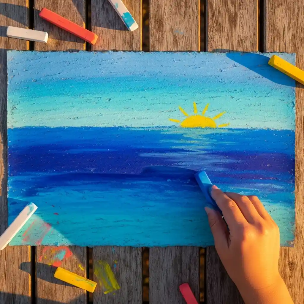 Earth Day kids art drawing 14