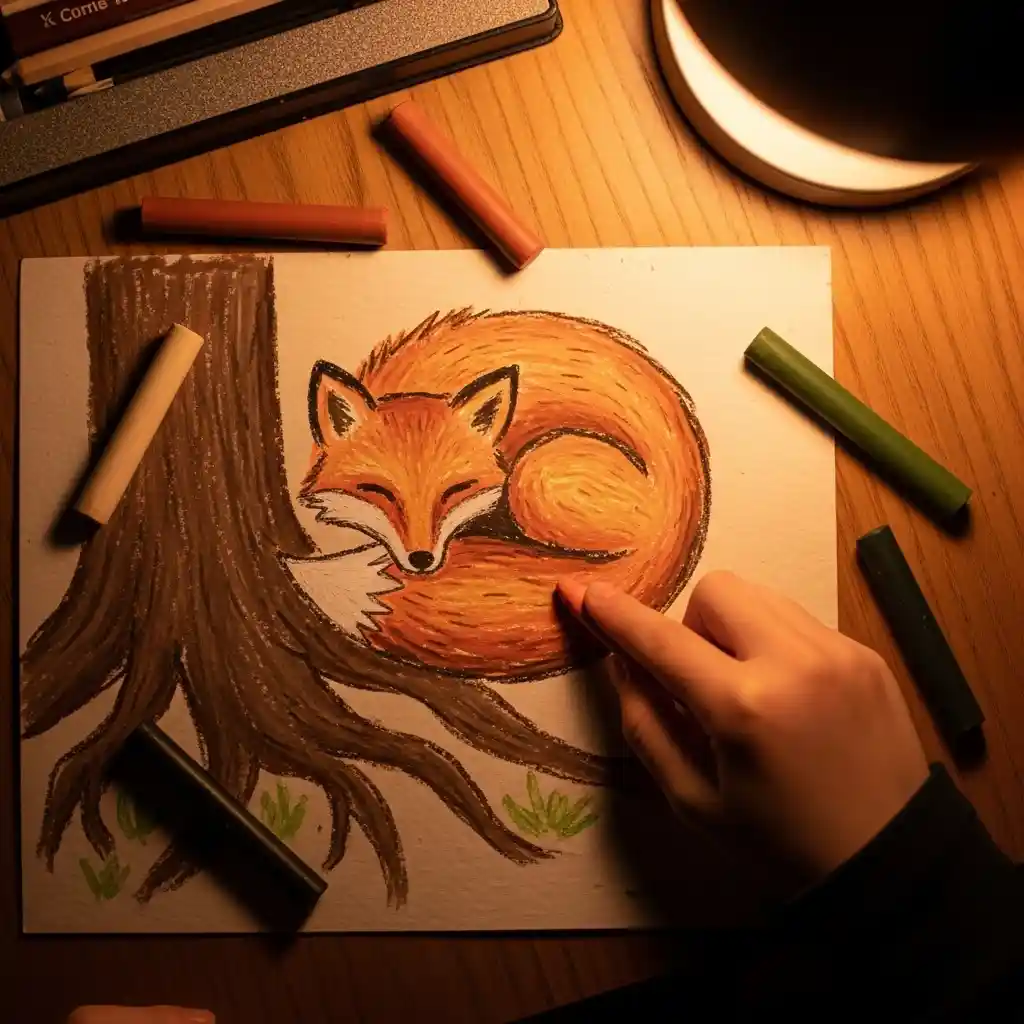 Earth Day kids art drawing 17