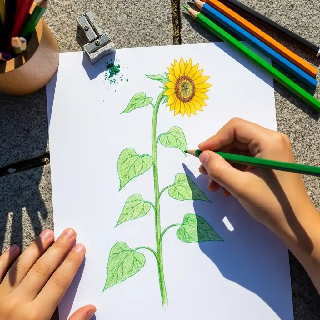 Earth Day kids art drawing 19