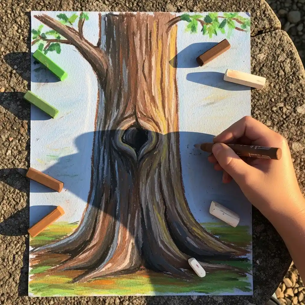 Earth Day kids art drawing 25