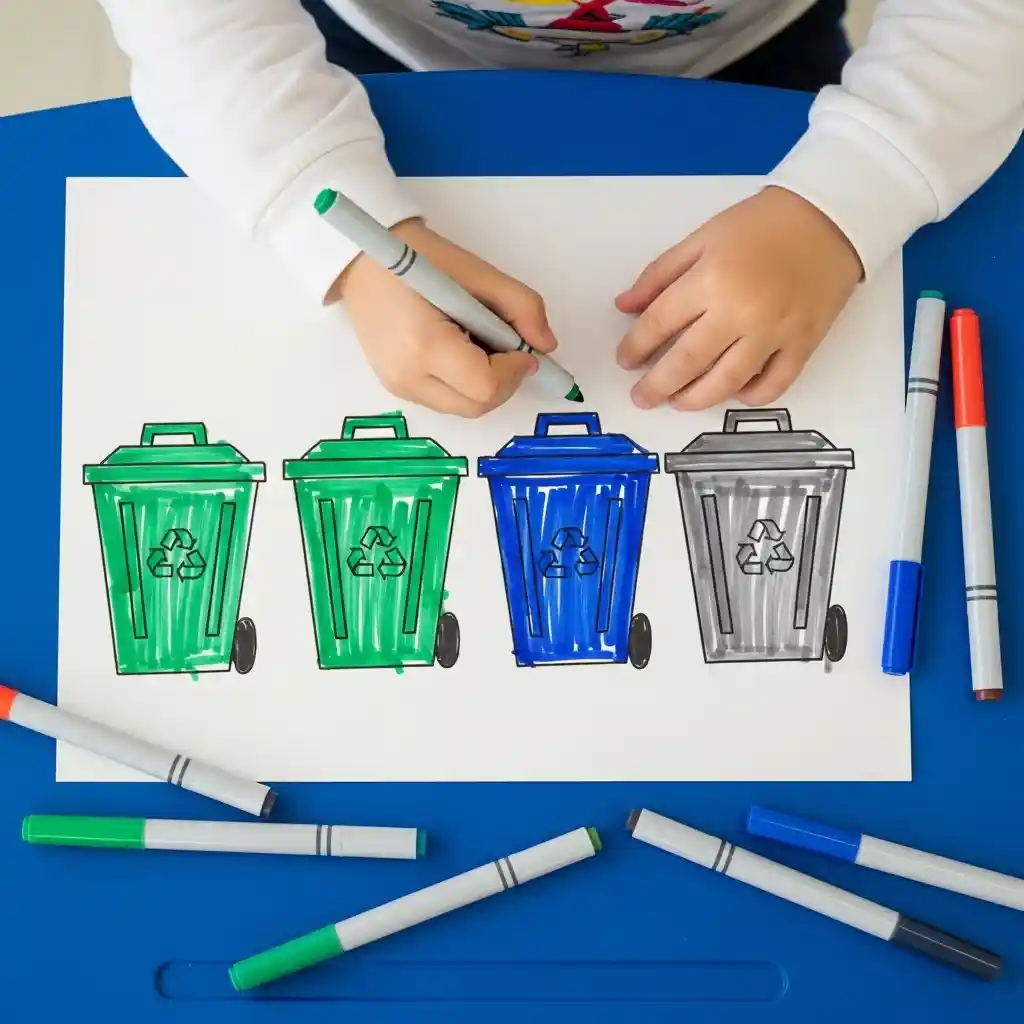 Earth Day kids art drawing 26