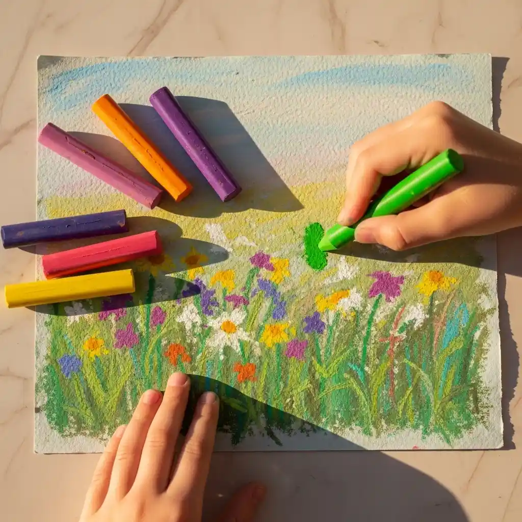 Earth Day kids art drawing 3