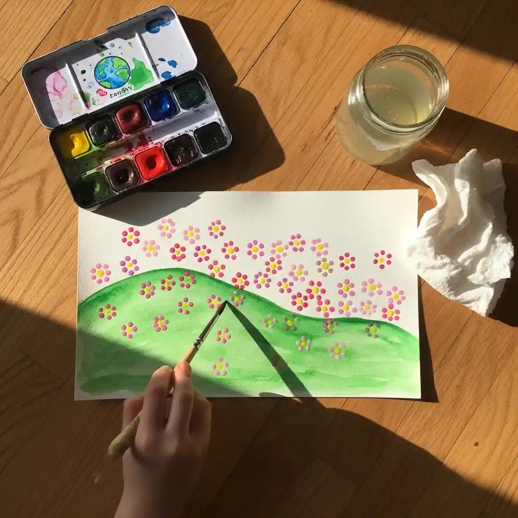 Earth Day kids art drawing 40