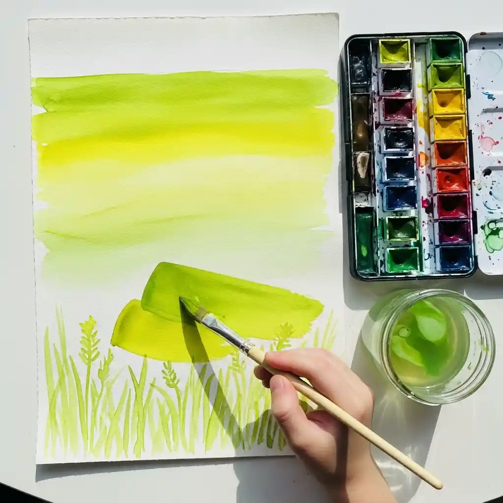 Earth Day kids art drawing 7