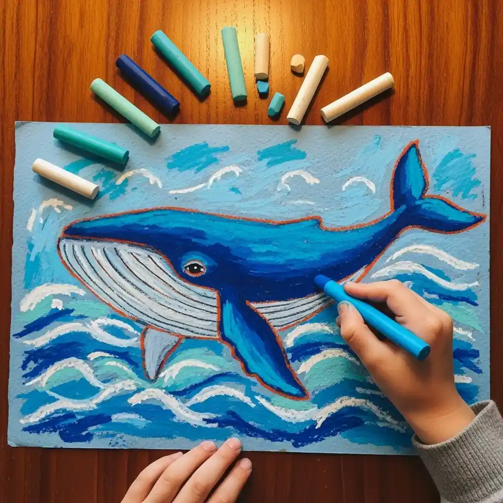 Earth Day kids art drawing 9