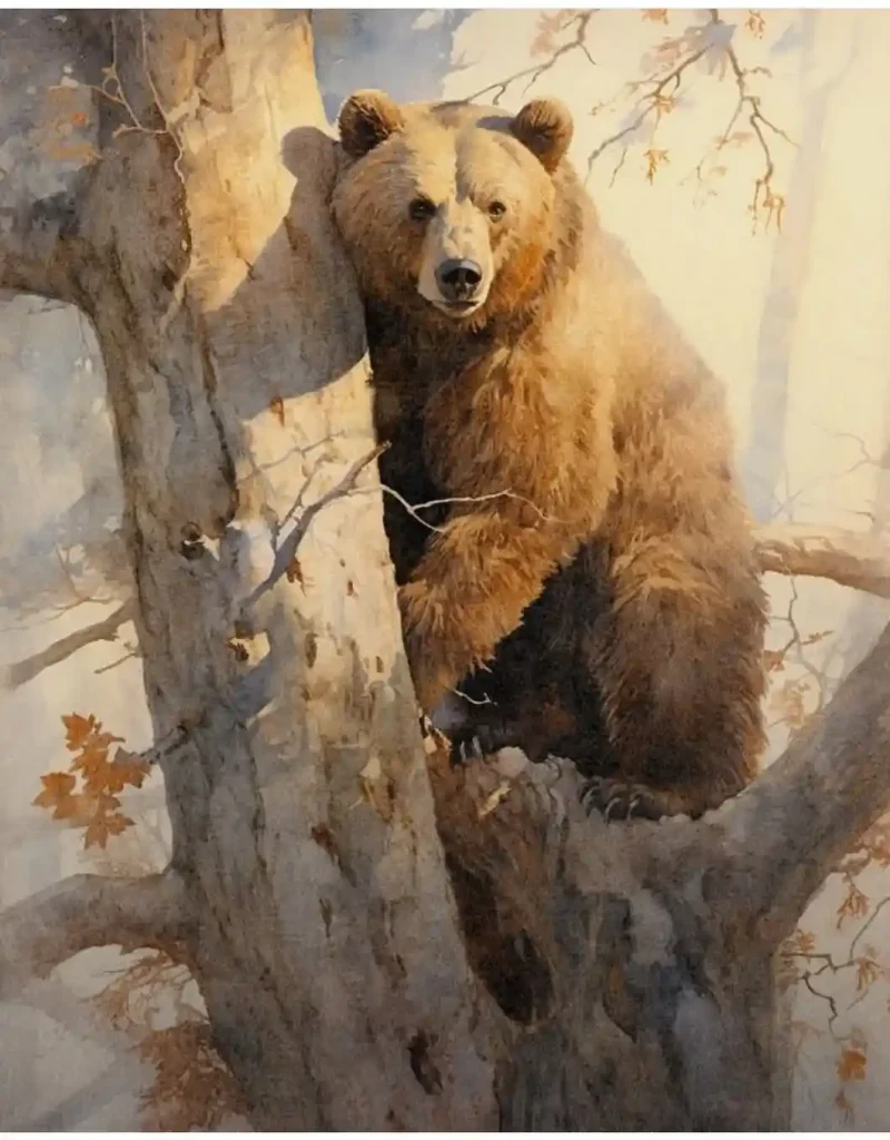 Watercolor Bear Drawing Ideas (20)
