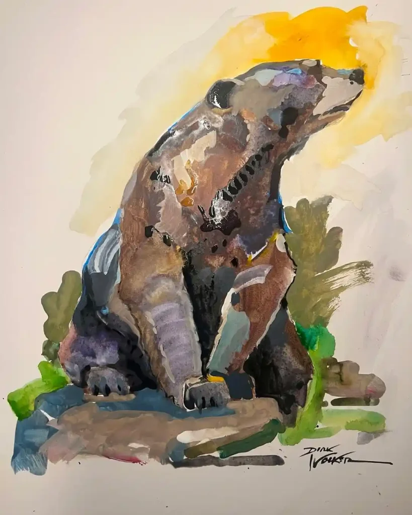 Watercolor Bear Drawing Ideas (6)