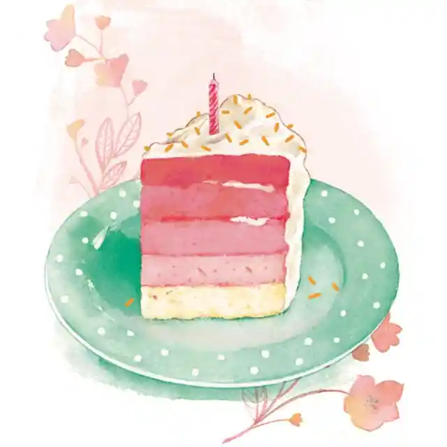 Watercolor Cake Drawing Ideas (1)