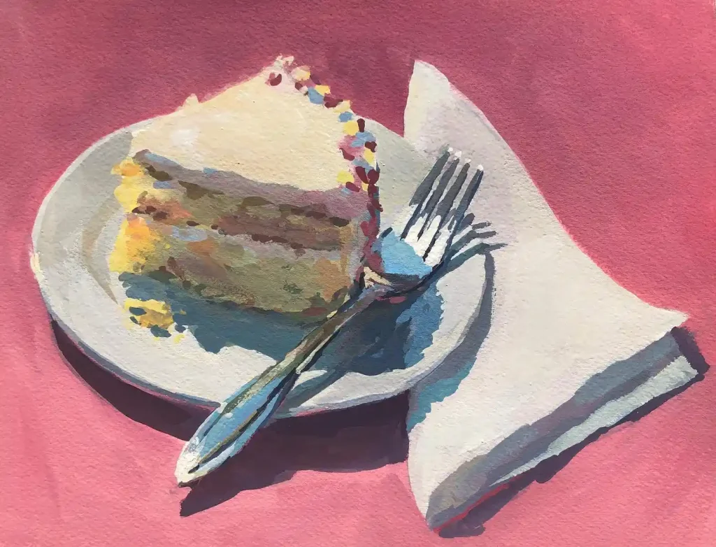 Watercolor Cake Drawing Ideas (15)