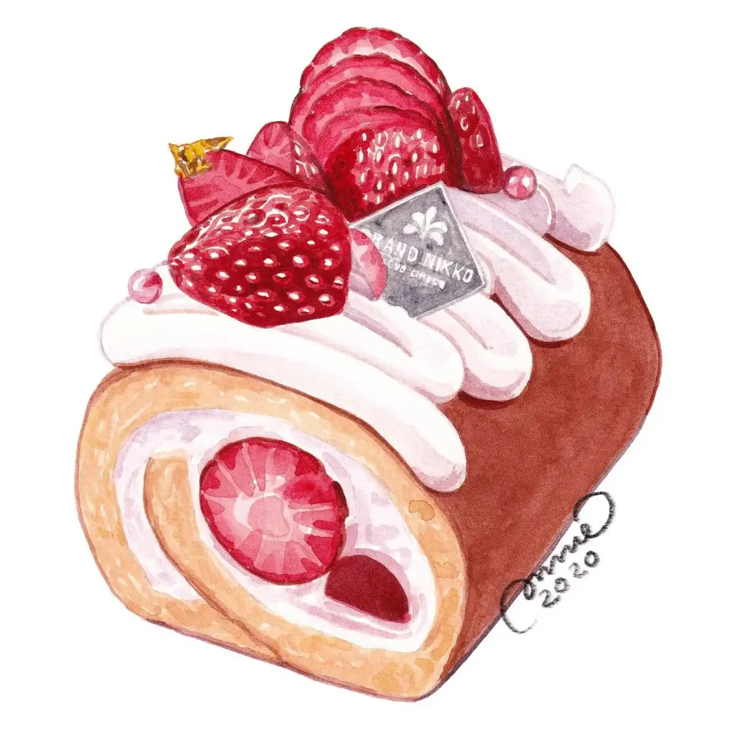 Watercolor Cake Drawing Ideas (5)