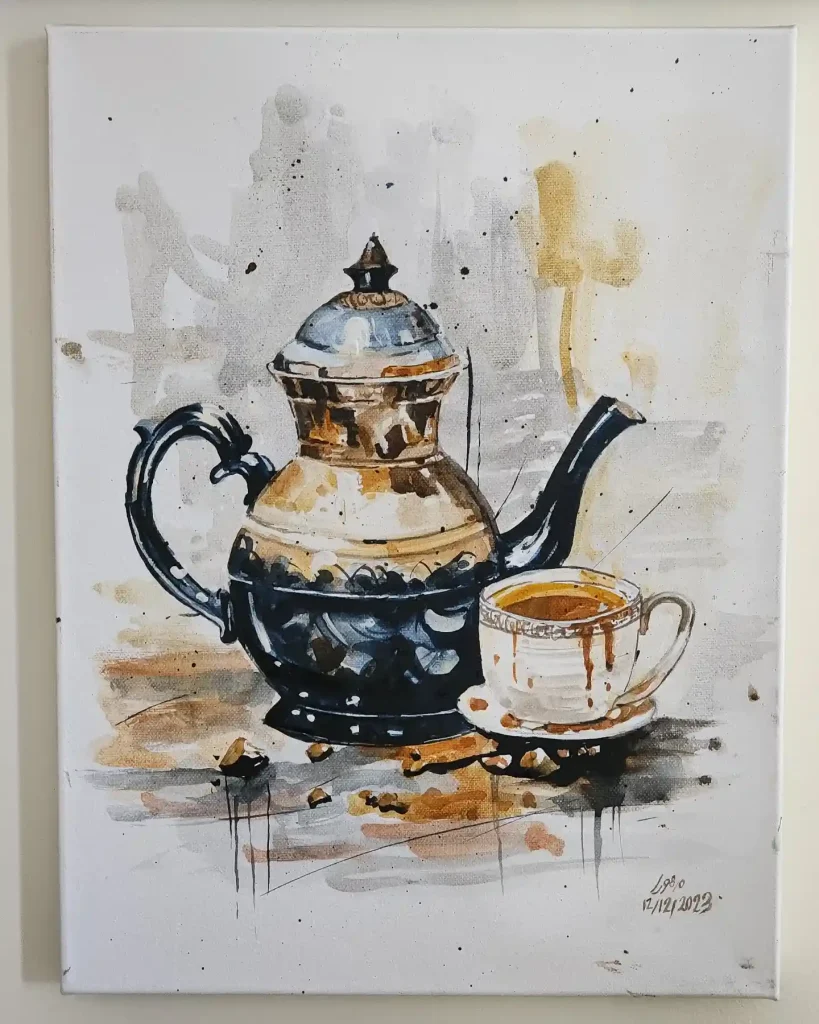 Watercolor Coffee Drawing Ideas (1)