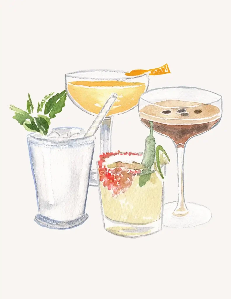 Watercolor Drinks Drawing Ideas (16)