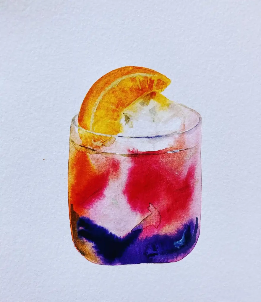 Watercolor Drinks Drawing Ideas (27)