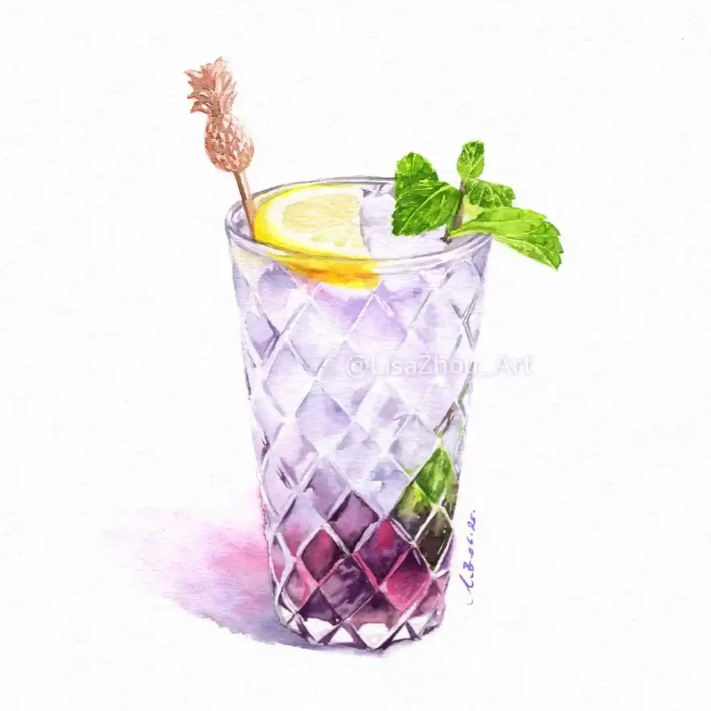 Watercolor Drinks Drawing Ideas (30)