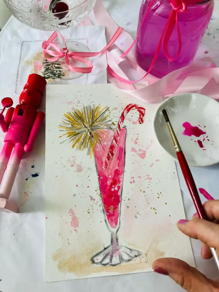 Watercolor Drinks Drawing Ideas (38)