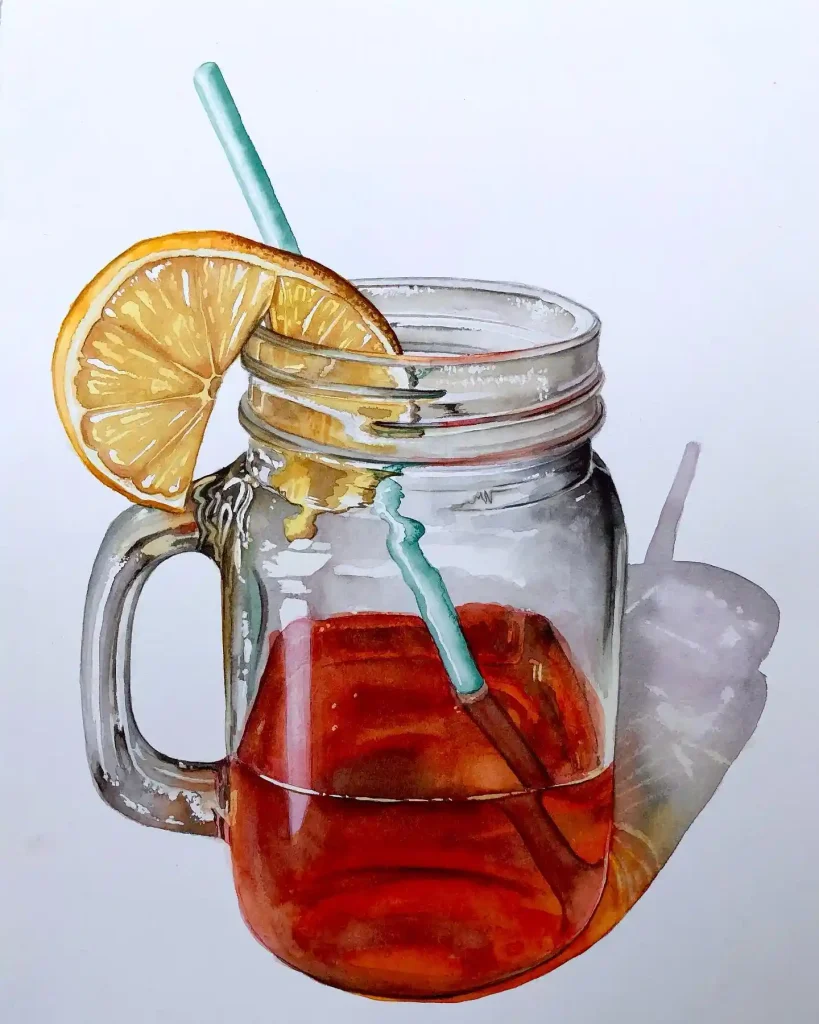 Watercolor Drinks Drawing Ideas (42)