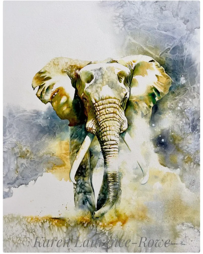 Watercolor Elephant Drawing Ideas (18)