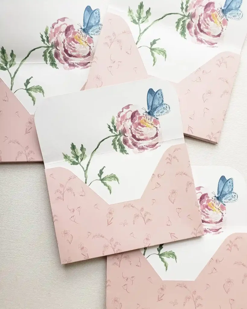 Watercolor Envelope 25