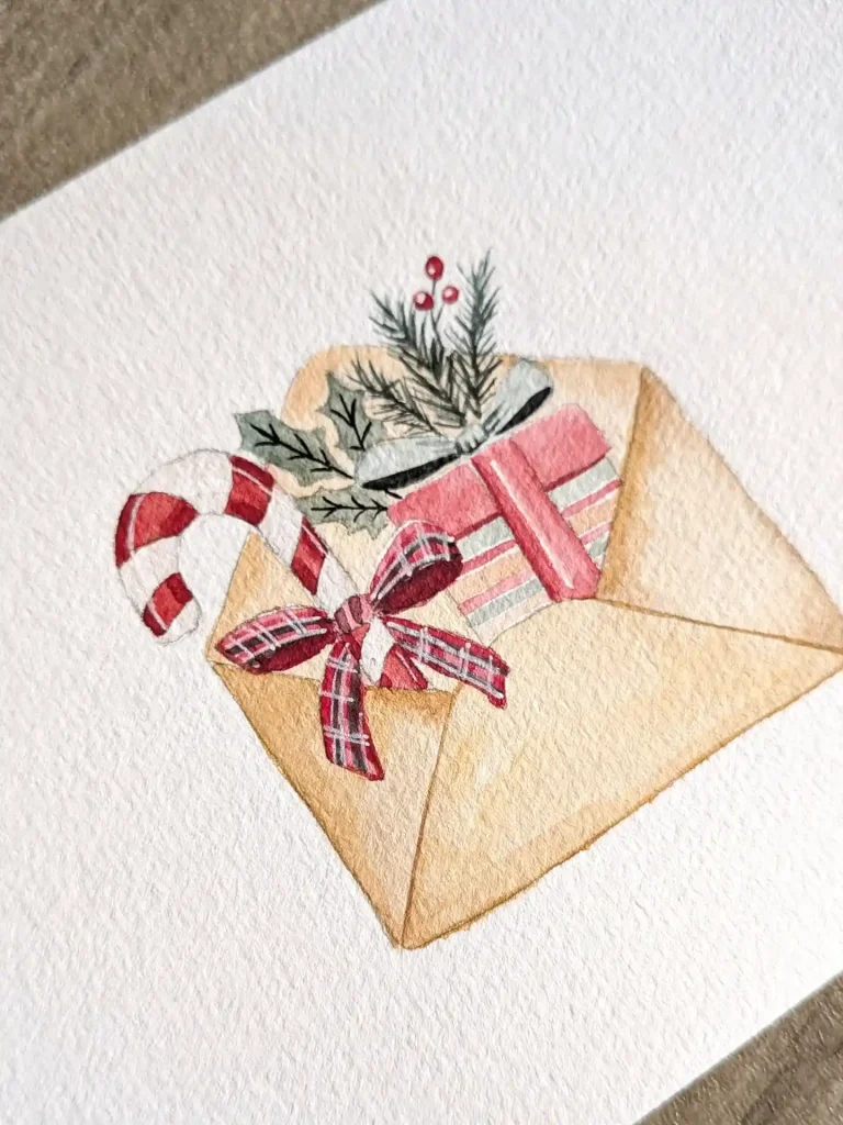 Watercolor Envelope 3