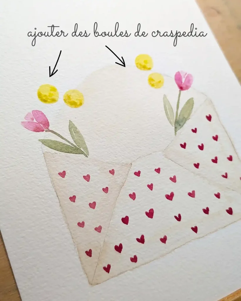 Watercolor Envelope 5