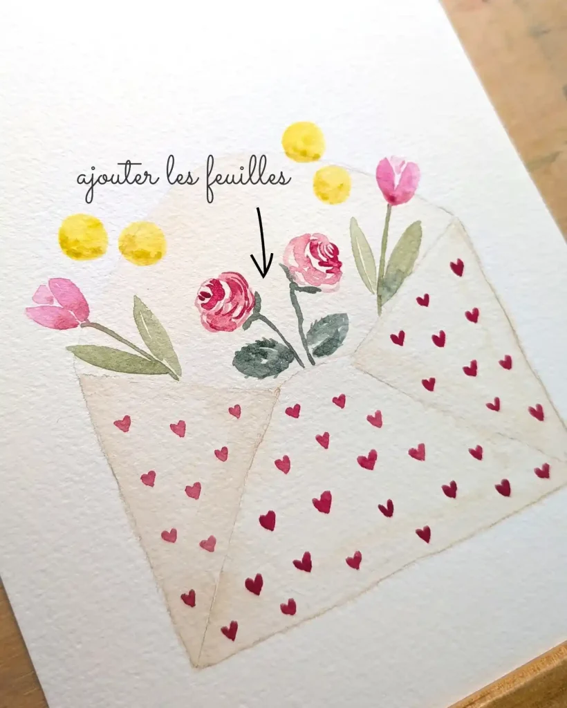Watercolor Envelope 6