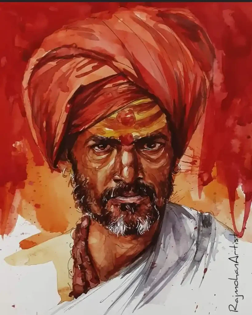 Watercolor Face 29