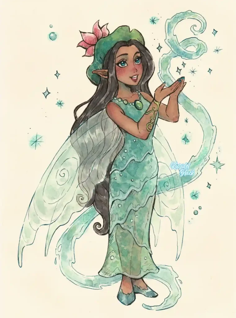 Watercolor Fairy 9