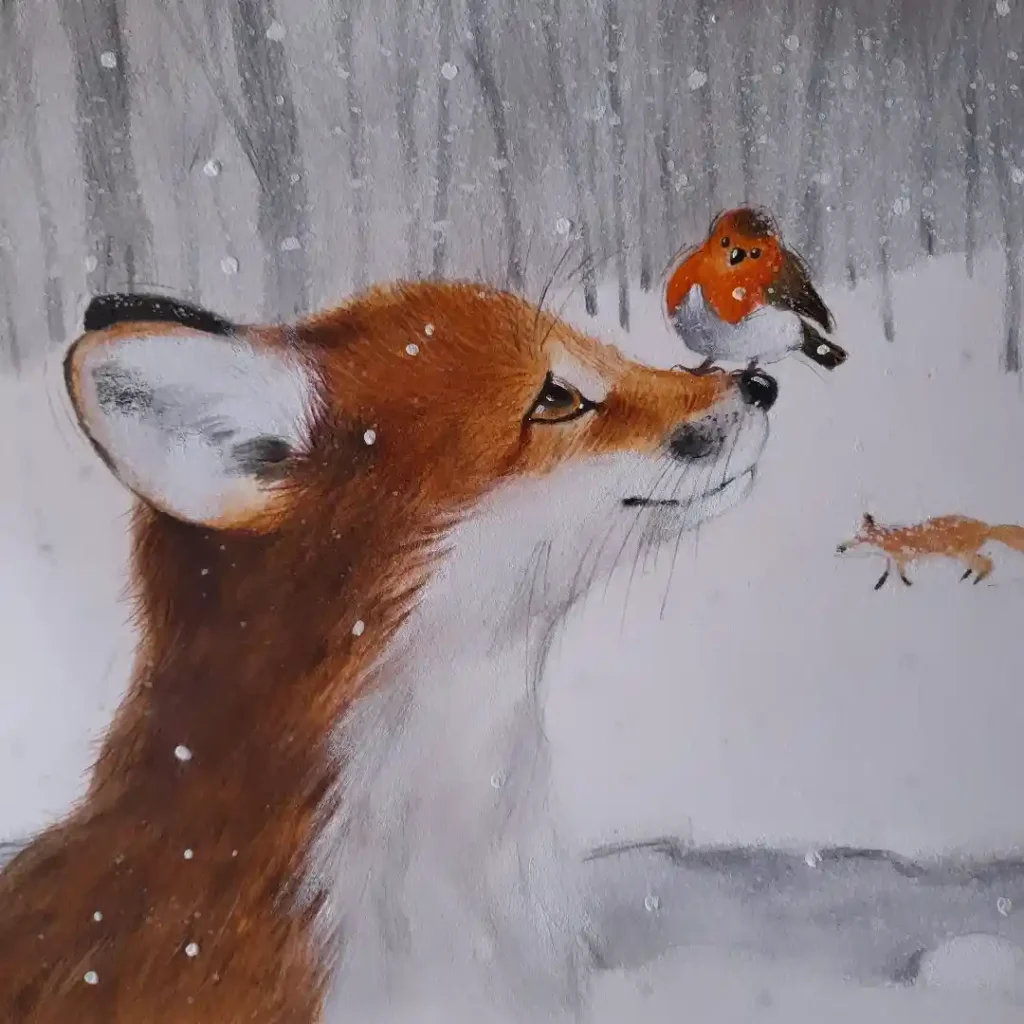 Watercolor Fox 1