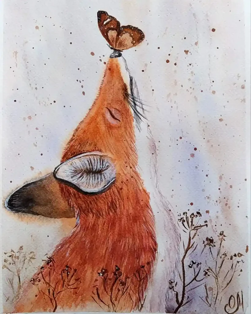 Watercolor Fox 16