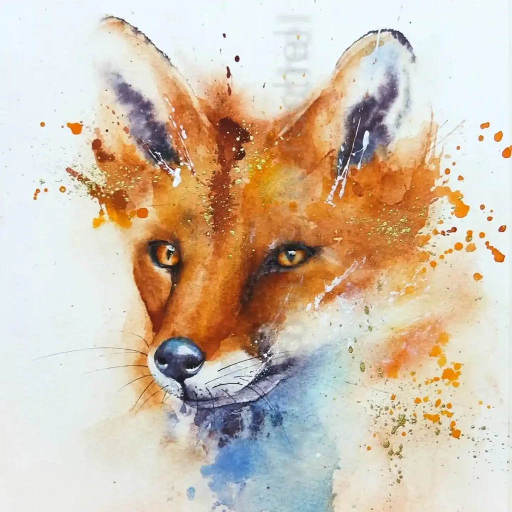 Watercolor Fox 18