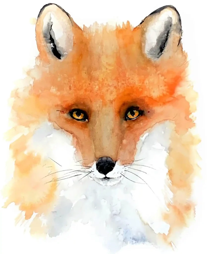 Watercolor Fox 22