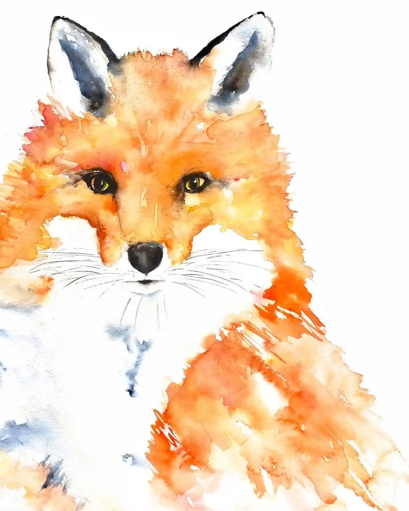 Watercolor Fox 24