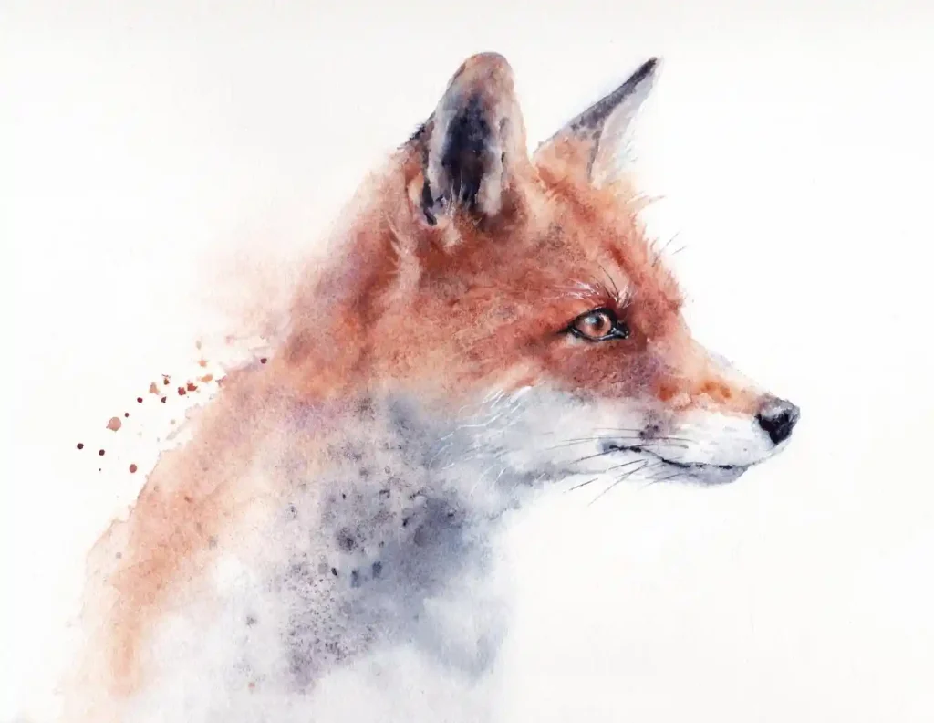 Watercolor Fox 25