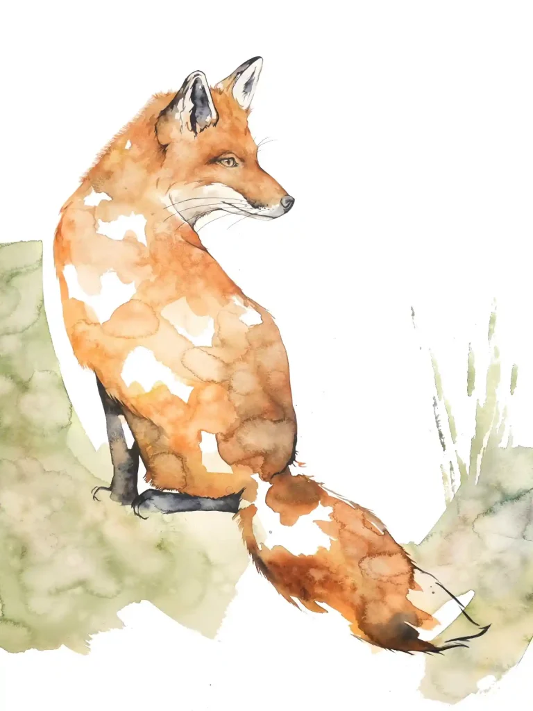 Watercolor Fox 27