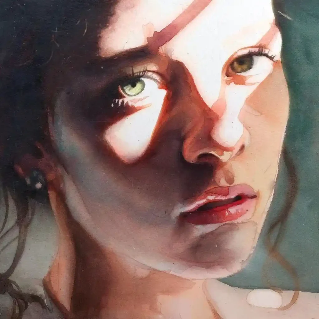 Watercolor Girl 10