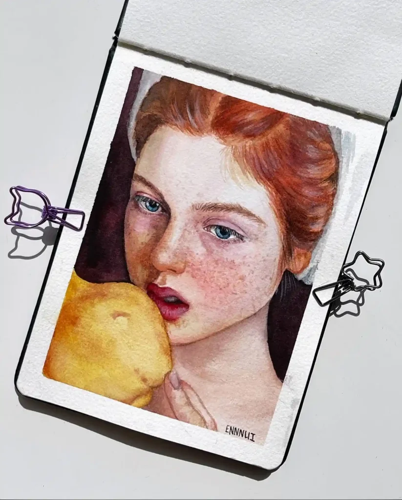 Watercolor Girl 13