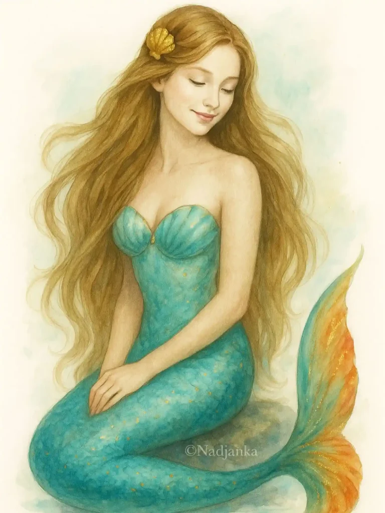 Watercolor Girl 17