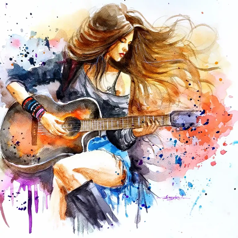 Watercolor Girl 21